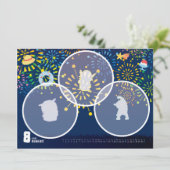 2019カレンダー8月 カード (スタンド正面)