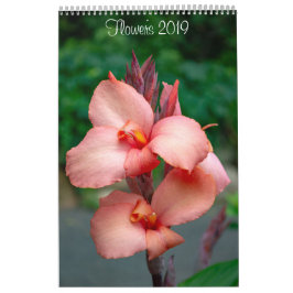 2019 Flowers Wall Calendar by Lisa Blake カレンダー