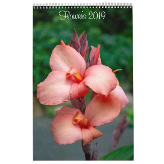 2019 Flowers Wall Calendar by Lisa Blake カレンダー