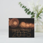 2019 Holidaysカスタマイズ可能はがき企業の シーズンポストカード (スタンド正面)