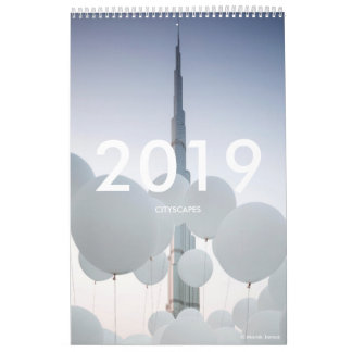 2019 Wall Calendar CITYSCAPES カレンダー
