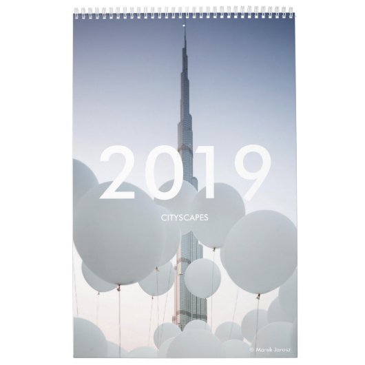 2019 Wall Calendar CITYSCAPES カレンダー (カバー)