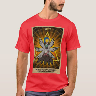 201.すべてのハトを見る Tシャツ