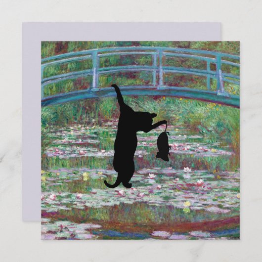 201.つる黒い猫とネズミ (正面/裏面)