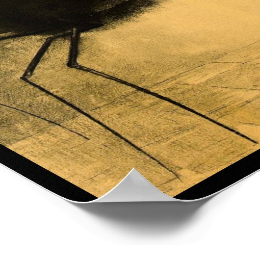 201.にこやかなクモ ポスター (角)