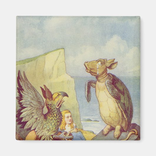 201.にせウミガメとグリフォン マグネット (正面)