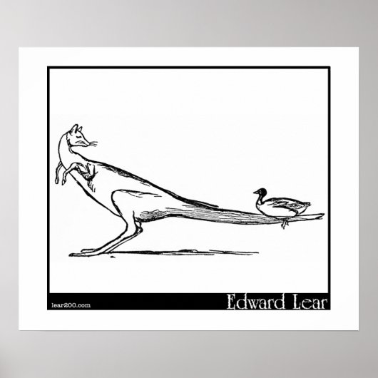 201.アヒルとカンガルー ポスター (正面)