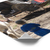 201.アミッシュな女の子とその馬 ポスター (角)