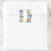 201.イヌの生活の中 スクエアシール (バッグ)