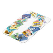 201.イヌの生活の中 マグネット (左側)