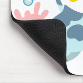 201.ウシと魚の仲間の口 マウスパッド (コーナー)