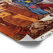 201.ウシの皮や素晴らしい効果 ポスター (角)