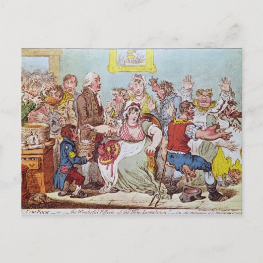 201.ウシの皮や素晴らしい効果 ポストカード (正面)