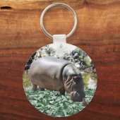 201.カバと鳥 キーホルダー (正面)