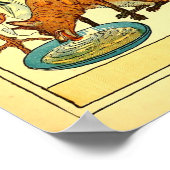 201.キツネとクレーンのウォルタークレーン ポスター (角)