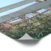 201.キルトを持つ赤い納屋 ポスター (角)