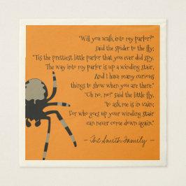 201.クモとハエの詩 スタンダードランチョンナプキン