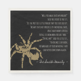 201.クモとハエの詩 スタンダードランチョンナプキン