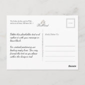 201.コリーと少年と井戸おもしろい- ポストカード (裏面)