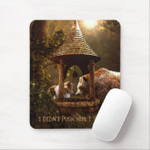201.コリーと少年と井戸おもしろい- マウスパッド (マウス)