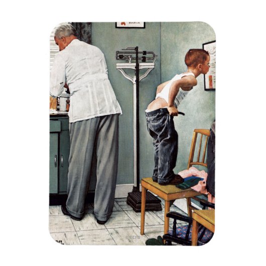 201.ショットの前または医師の前 マグネット (縦)