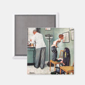 201.ショットの前または医師の前 マグネット (正面/裏面)