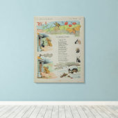 201.セミと寓話のアリ キャンバスプリント (インサイチュ (ウッドフロア))