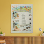 201.セミと寓話のアリ キャンバスプリント (インサイチュ (リビング))