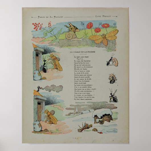 201.セミと寓話のアリ ポスター (正面)