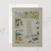 201.セミと寓話のアリ ポストカード (正面/裏面)