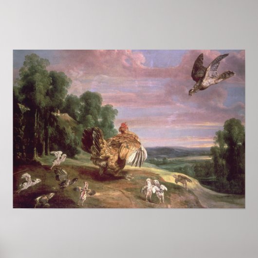 201.タカとメンドリ ポスター (正面)