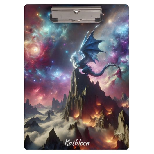 201.ドラゴンと星 クリップボード (正面)