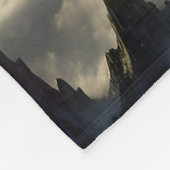 201.ドラゴンと星 フリースブランケット (角)