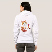 201.ネコとチキン パーカ (裏面フル)