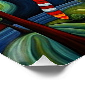 201.ネコとバイオリン ポスター (コーナー)