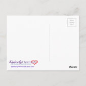 201.ネコと蝶 ポストカード (裏面)