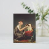 201.ネコのランチ ポストカード (スタンド正面)