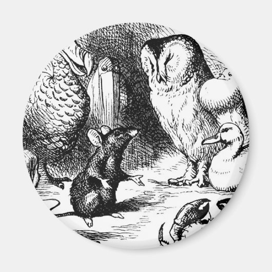 201.ネズミと辛口の話 マグネット (正面)