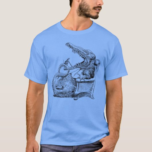201.ネズミの歯医者とニワトリ Tシャツ (正面)