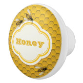 201.ハチと蜂の巣 セラミックノブ (右)