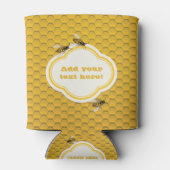 201.ハチと蜂の巣 缶クーラー (裏面)