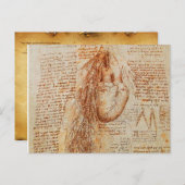 201.ハートと気管支動脈の切除 ポストカード (正面/裏面)