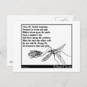 201.パパの長い脚とハエ ポストカード (正面/裏面)