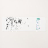 201.ビーチとダイビングで海を ヨガマット (裏面(横))