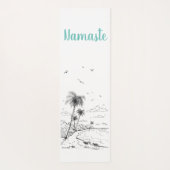 201.ビーチとダイビングで海を ヨガマット (裏面)