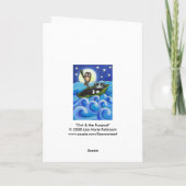 201.フクロウとオオカミ カード (裏面)