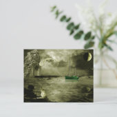 201.フクロウとオオカミ ポストカード (スタンド正面)