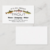 201.マスは漁師の漁師の巣を飛ぶ 名刺 (正面/裏面)