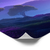 201.ミステリアスな月と孤独な追跡 ポスター (角)