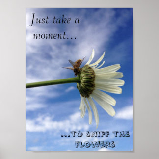 201.ミツバチの花 ポスター